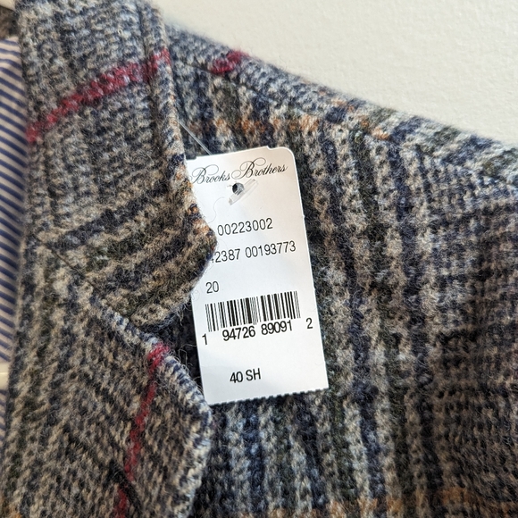 NWT Brooks Brothers Regent Fit Tweed Wool Blazer Sport Coat 40S - Picture 6 of 10